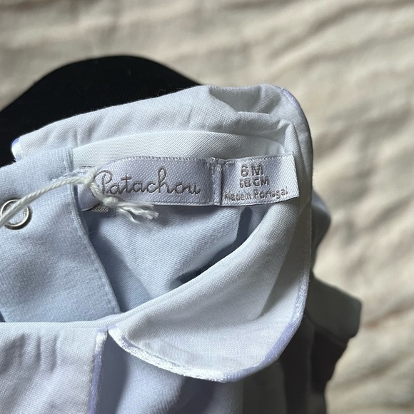 NWT hello Easter 🐣 pale blue Patachou outfit, size 6M - Picture 6 of 7